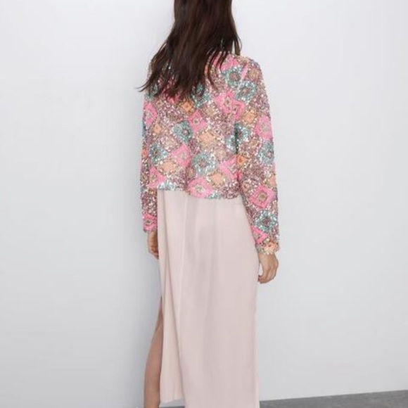 Zara laces top with pearl brad new - Picture 6 of 6